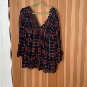 Zara gauzy long sleeve romper